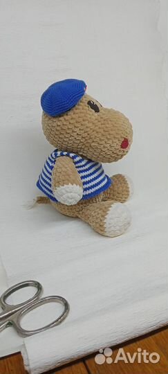 Мягкая игрушка бегемот