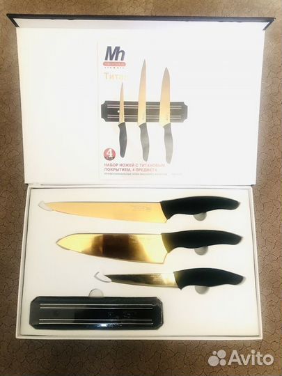 Ножи набор 3 шт Millerhaus с магнитом