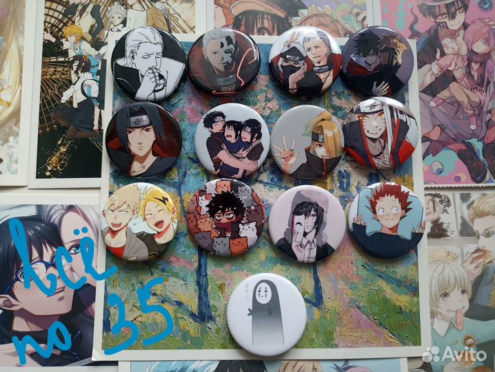 Аниме значки