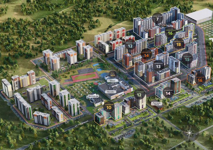 3-к. квартира, 62,7 м², 6/16 эт.