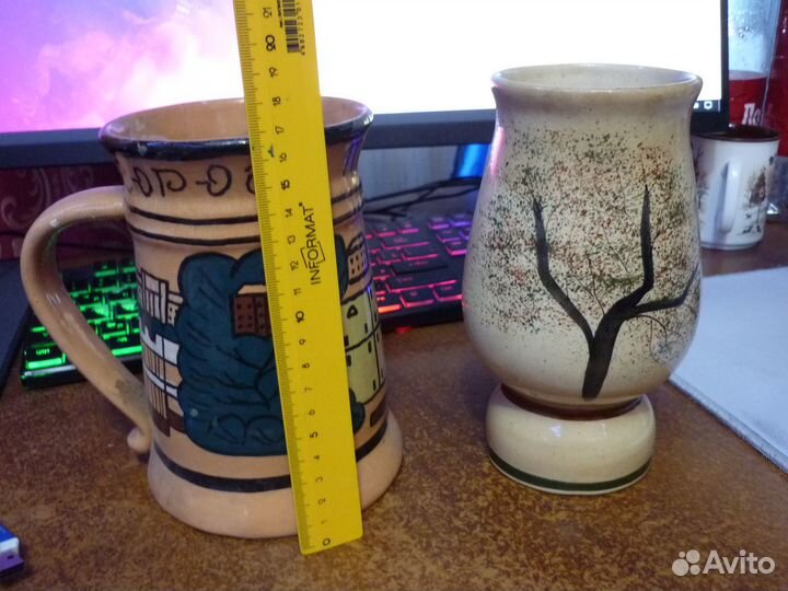 Кружка 1 л - Пензе 325 л, СССР, с рисунком