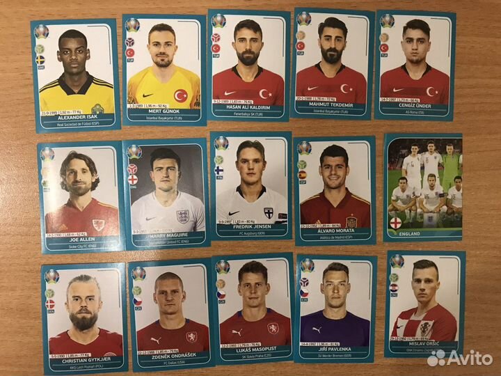 Наклейки Panini Евро 2020