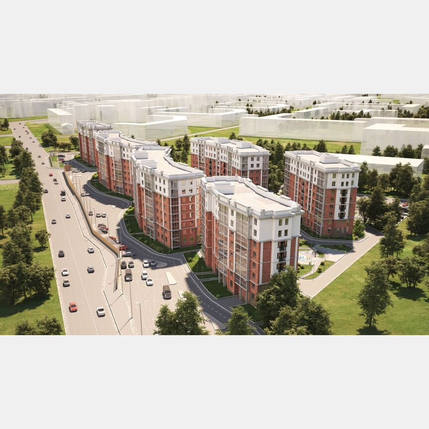 1-к. квартира, 33,3 м², 2/8 эт.