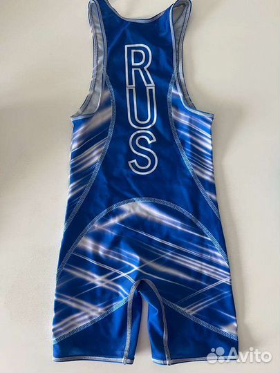 Борцовское трико 7 лет + борцовки Asics 19,5 см