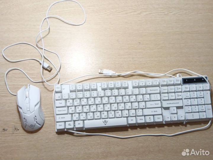 Клавиатура+ мышь проводная