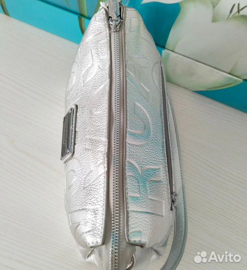 Сумка женская серебряная