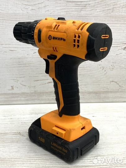 Аккумуляторная дрель-шуруповерт вихрь да-18Л