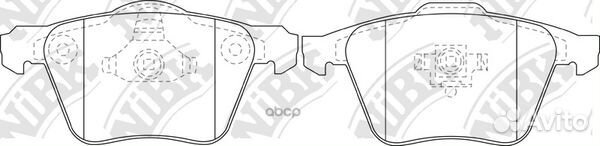 Колодки тормозные дисковые volvo S60 2.4 2000