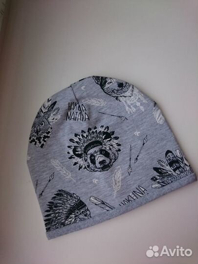 Шапочки трикотажные для мальчиков и подростков