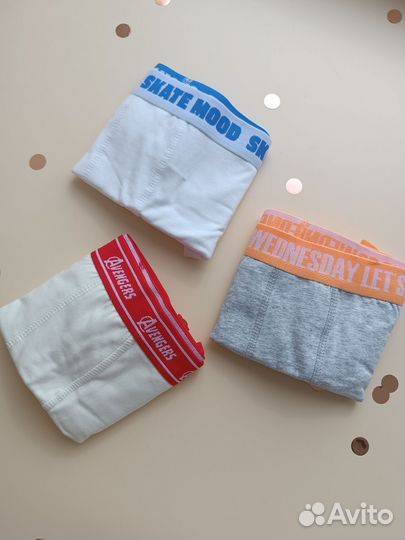 Трусы 3 шт для мальчика 164 новые