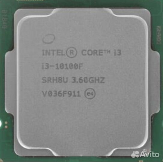 Процессор intel core i3 10100f