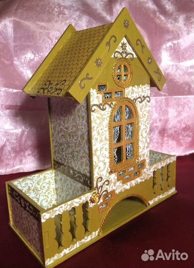Чайный домик с конфетницами на подарок