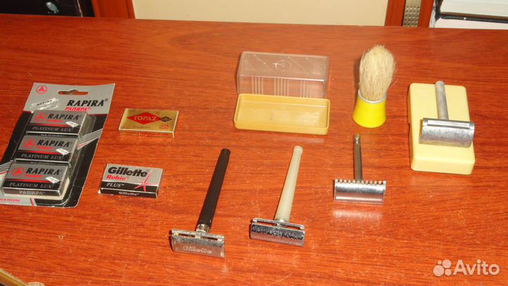 Станки для бритья ретро СССР-комплектом