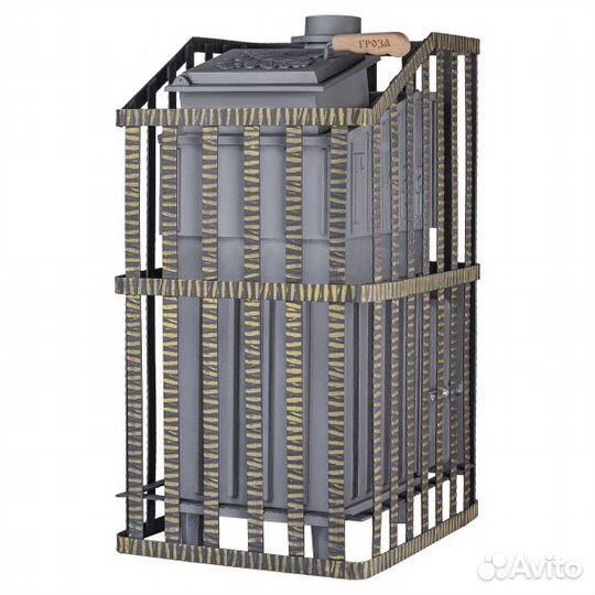 Банная печь Гефест Гроза 24 (П) Ураган