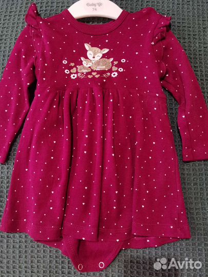 Пакет вещей на девочку 74-80см