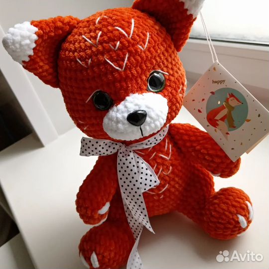 Лиса игрушка ручная работа