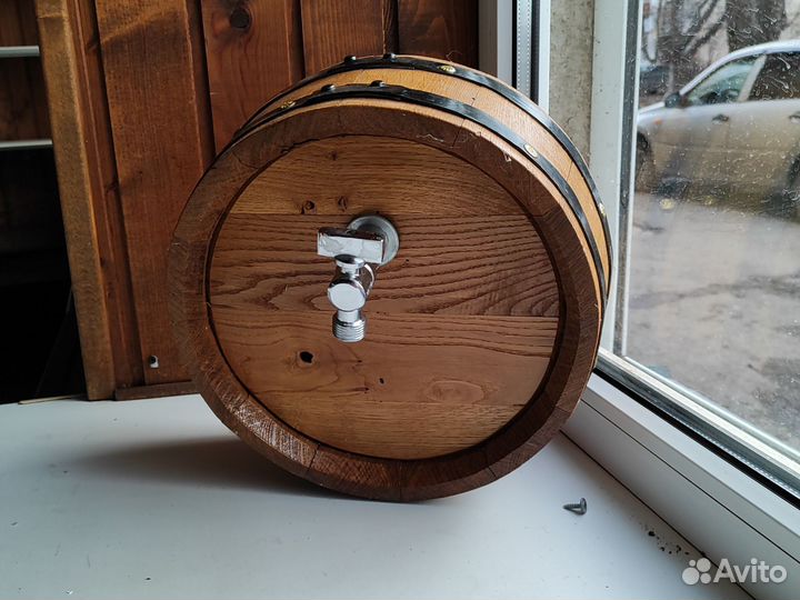 Бочка деревянная бар
