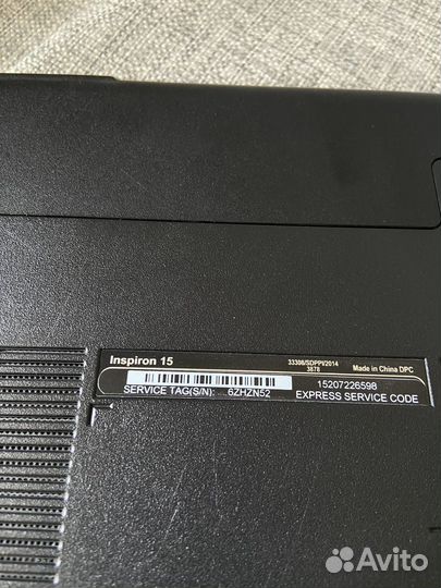Ноутбук dell inspiron 15, 2015 года
