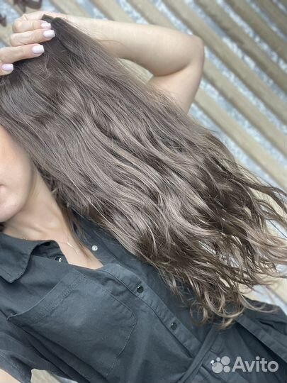Волосы детские на трессе