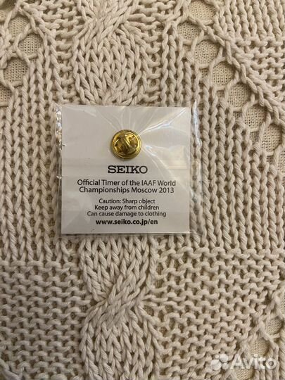 Значок чемпионат мира по легкой атлетике