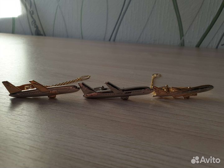 Ремувка, зажим для галстука самолёт