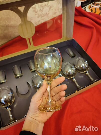 Набор бокалов и стопок 12 шт