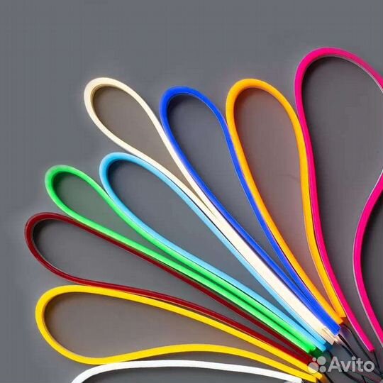 Гибкий неон 220 и 12вольт