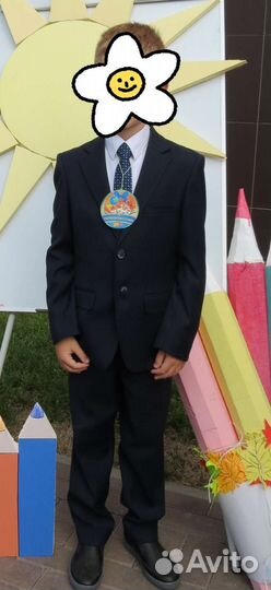 Школьный костюм svyatnyh (две пары брюк) 134