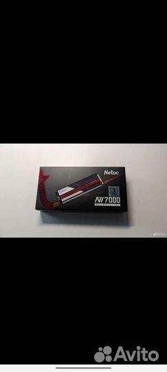 SSD накопитель Netac NV7000 M.2 2280 1 тб (новый)