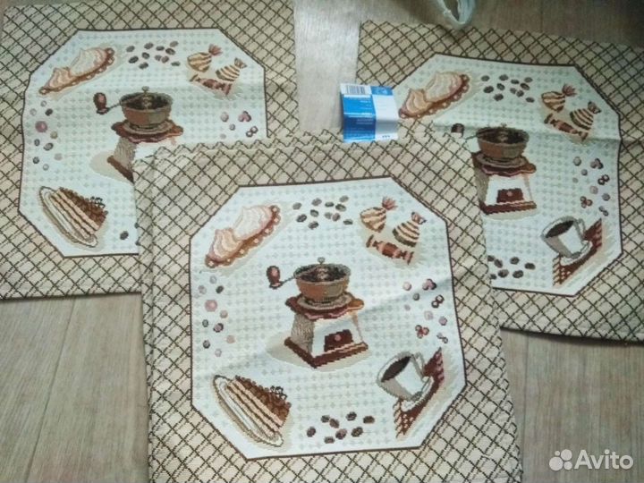 Набор новых салфеток 6шт,салфетки круглые13шт