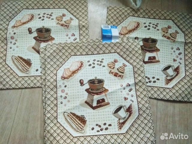 Набор новых салфеток 6шт,салфетки круглые13шт