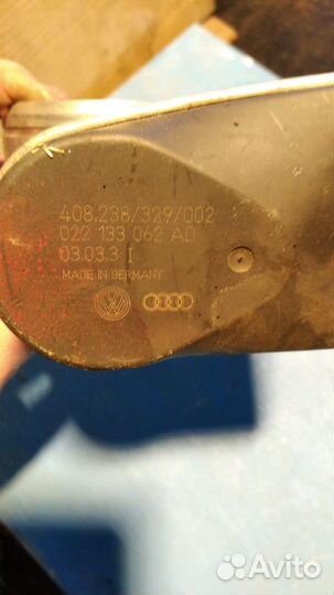 Дроссельная заслонка vw touareg 3.2