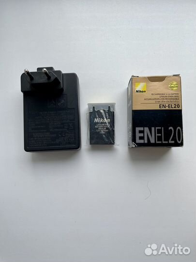 Оригинальное зарядное Nikon MH 27+новый аккум