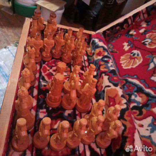 Шахматы резные штучная работа горцы