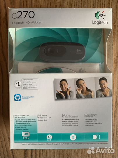 Веб-камера Logitech HD Webcam C270