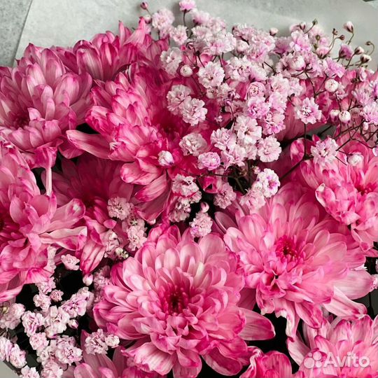 Букет из хризантемы 