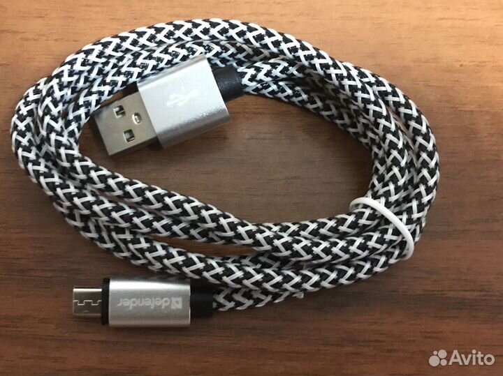Кабель для зарядки телефона micro USB 1 метр