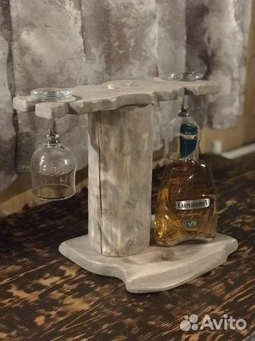 Подставка настольная для коньячка и фужеров