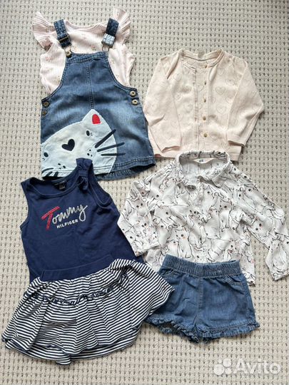 Вещи пакетом на девочку 86 92