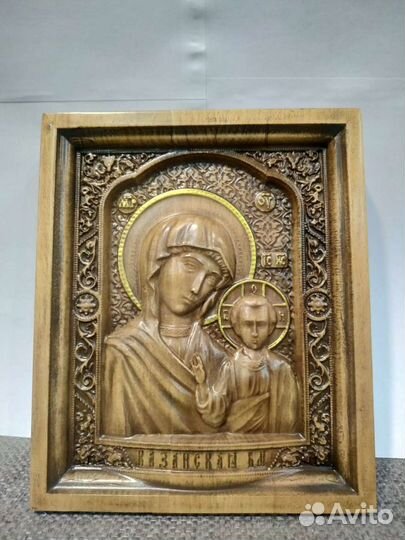 Резная икона 