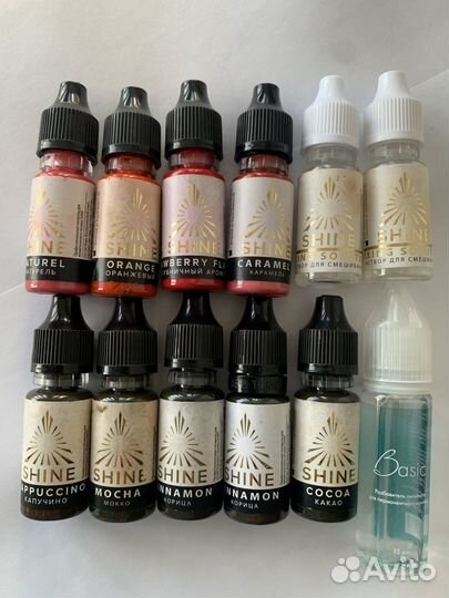 Картриджи для татуажа, пигменты для татуажа