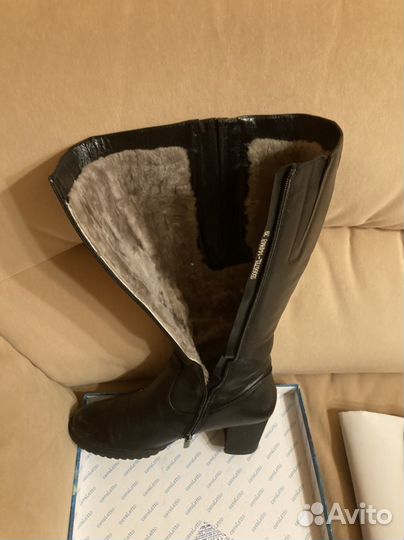 Сапоги женские зимние на полную икру