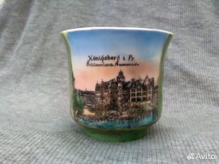 Германия редкая Чашка фарфор Кенигсберг