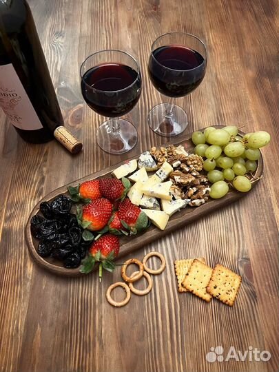 Менажница деревянная 35*12 см