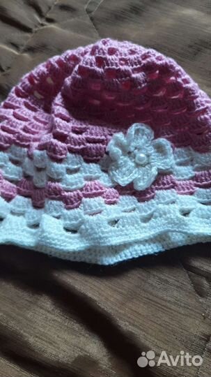 Детские шапочки вязаные крючком