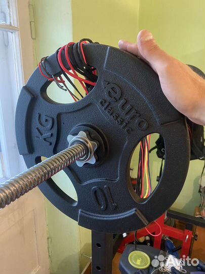 Штанга гантели стойки