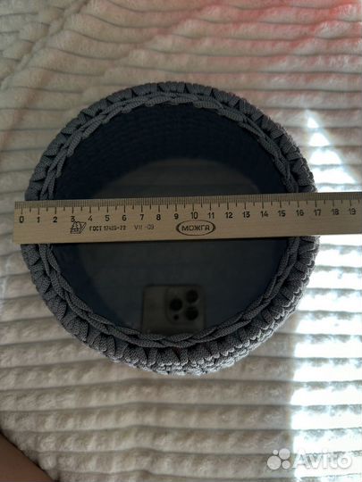 Корзинка из полиэфирного шнура