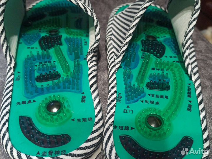 Массажные тапочки с магнитами Ши-ацу