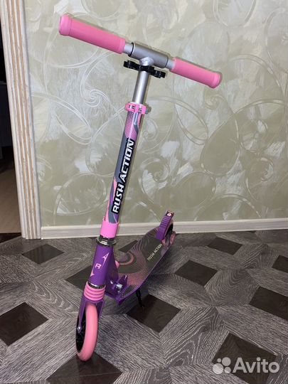 Самокат Rush Action 145мм розовый