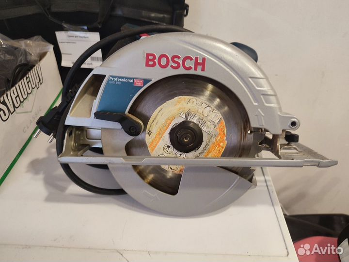 Дисковая электрическая пила bosch GKS 190